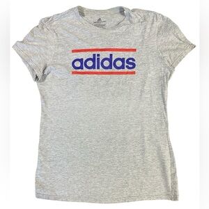 Adidas Gray Go-To Tee Size Large
